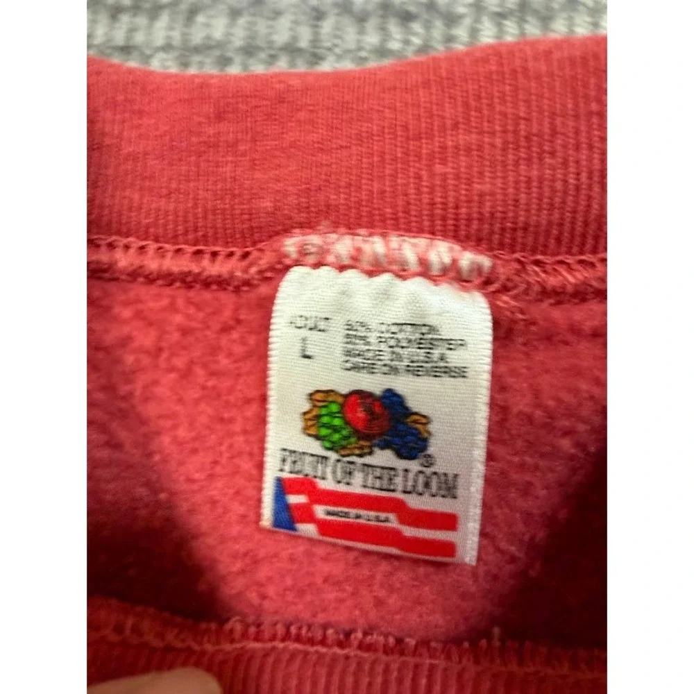 Vintage Fruit of the Loom Grand Canyon Sweatshirt Red 90s USA Made Large